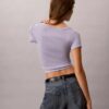 Tricou slim Monologo țesut Tricou slim Monologo țesut