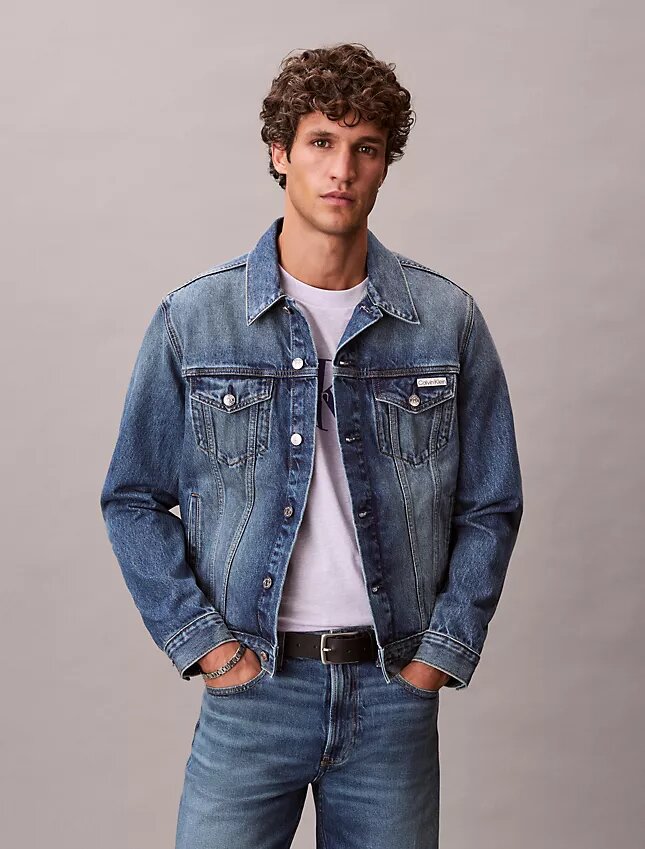 Trucker Jacket clasică de camionagiu Trucker Jacket clasică de camionagiu