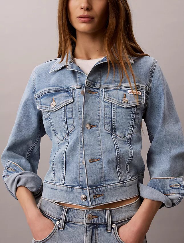 Trucker Jacket clasică de camionagiu Trucker Jacket clasică de camionagiu
