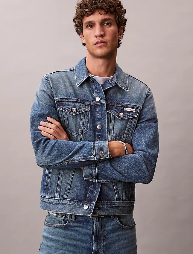Trucker Jacket clasică de camionagiu Trucker Jacket clasică de camionagiu