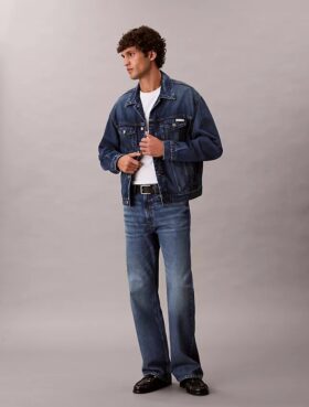 Trucker Jacket din denim în stilul anilor ’90