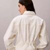 Trucker Jacket din denim strânsă în talie Trucker Jacket din denim strânsă în talie