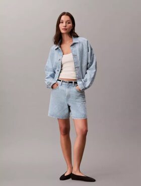 Trucker Jacket relaxată din denim