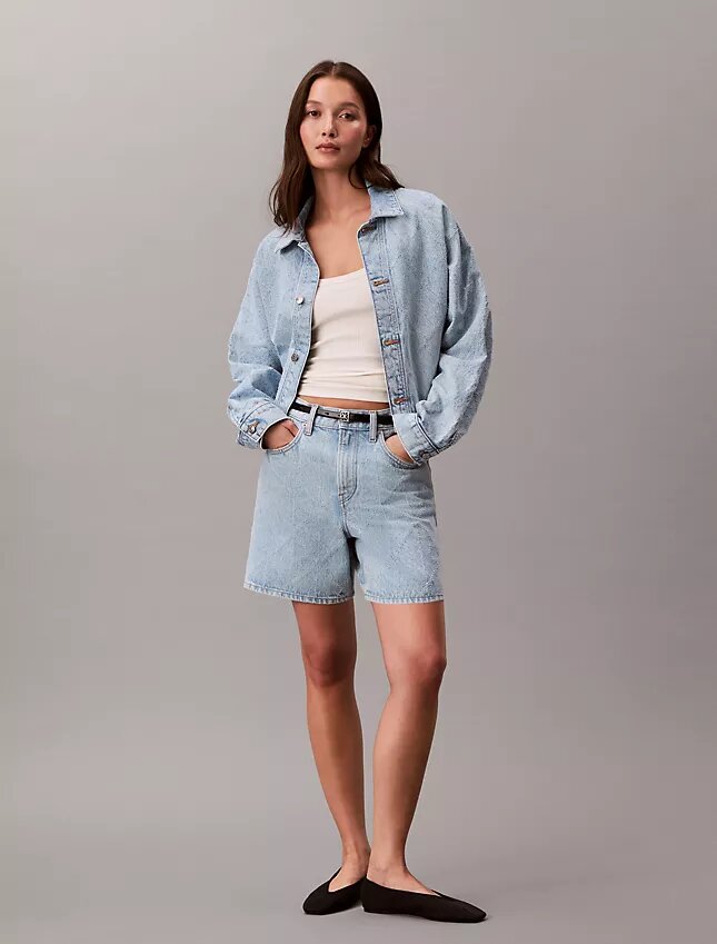 Trucker Jacket relaxată din denim Trucker Jacket relaxată din denim