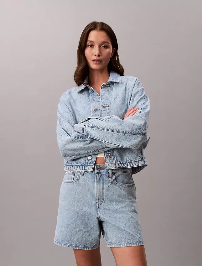 Trucker Jacket relaxată din denim Trucker Jacket relaxată din denim