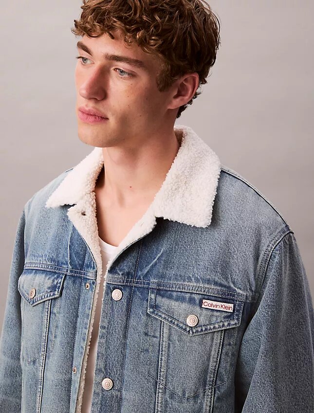 Trucker Jacket Sherpa din anii ’90 Trucker Jacket Sherpa din anii ’90