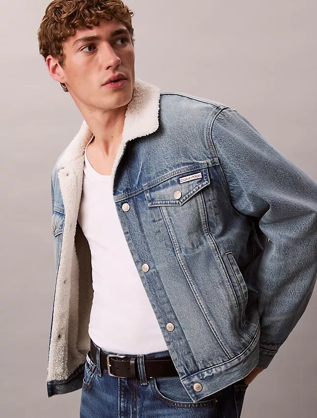 Trucker Jacket Sherpa din anii ’90 Trucker Jacket Sherpa din anii ’90