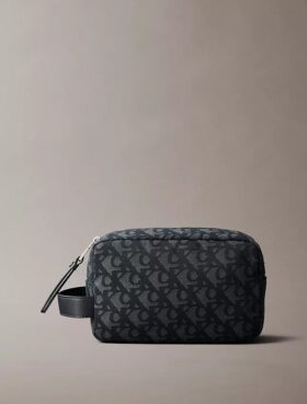 Trusă de toaletă cu monogramă pe toată suprafața