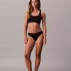 Unlined Bralette din bumbac și Modal, cu logo metalic Unlined Bralette din bumbac și Modal, cu logo metalic