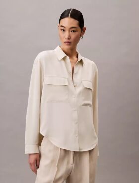 Utility Shirt relaxat cu nasturi