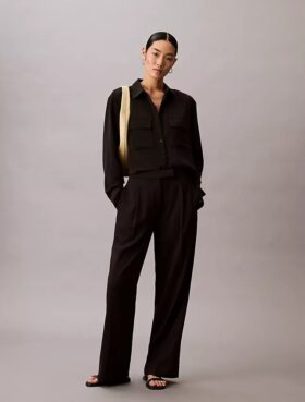 Utility Shirt relaxat cu nasturi