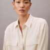 Utility Shirt relaxat cu nasturi