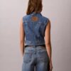 Vestă fără mâneci din denim Vestă fără mâneci din denim