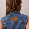 Vestă fără mâneci din denim Vestă fără mâneci din denim