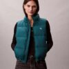 Vestă matlasată din nailon cu Monogram Vestă matlasată din nailon cu Monogram